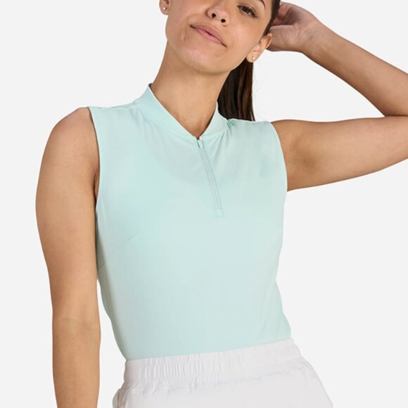 NWT New Bad Birdie Womens Blade Performance Polos Small S Minty Fresh Golf Shirt - Picture 1 of 5